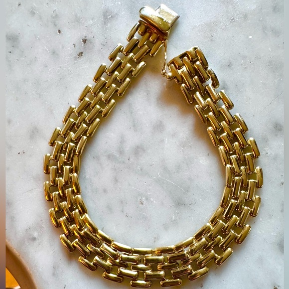 14k Panther link Bracelet - Picture 10 of 10